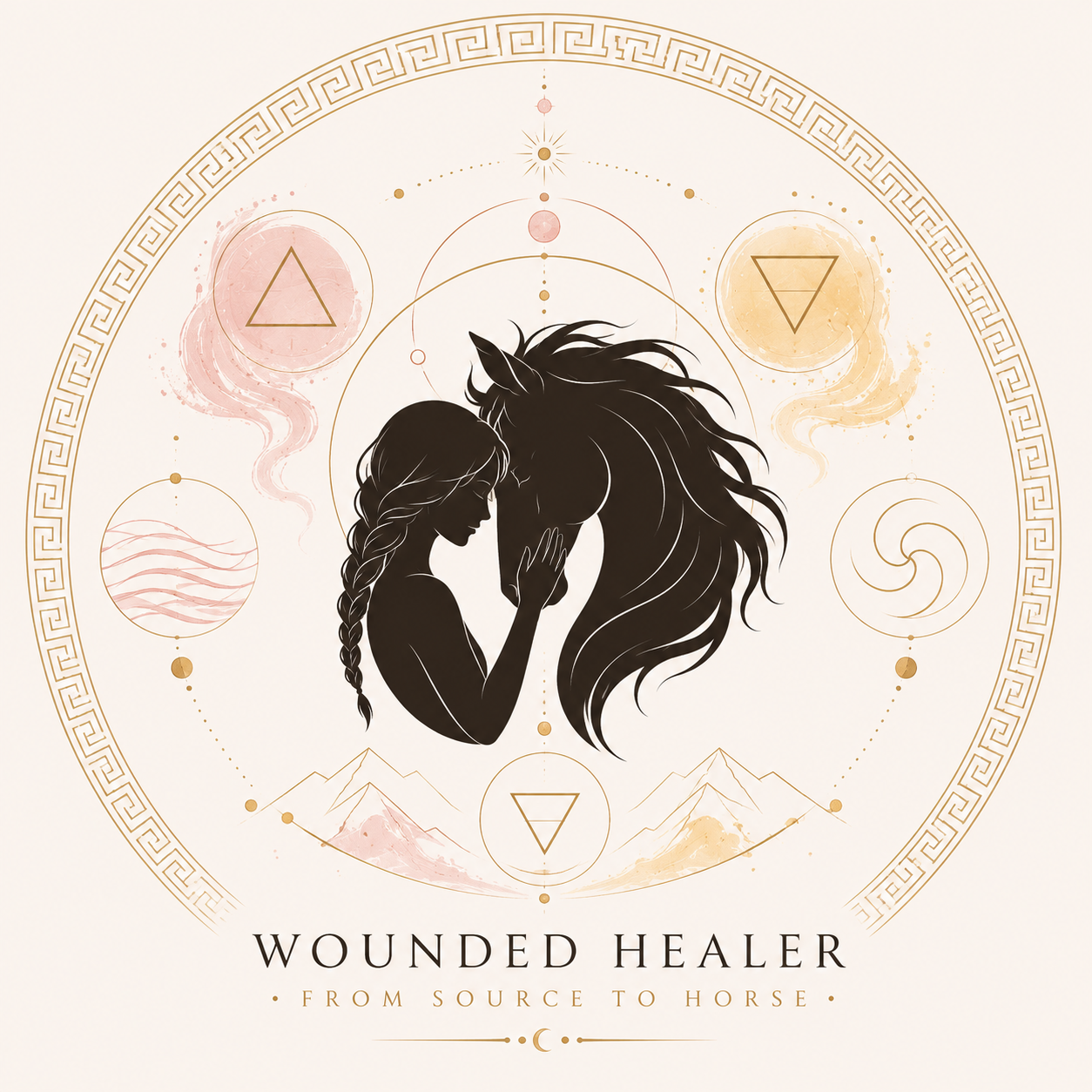 Wounded healer from source to horse